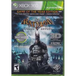 Batman Arkham Asylum Game of the Year Edition Platinum Hits Xbox 360