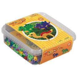 HAMA Bead- Max- 600 beads and 1 pegboard in bo- Dinosaur (8742)