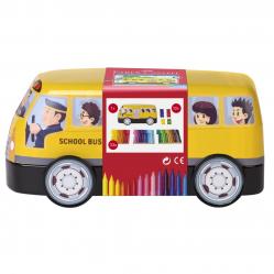 Fab-Castel- Connector Fib-tip Pe- School bus 43 pieces 155532