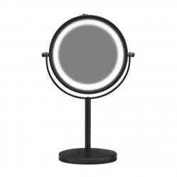 Gillian Jone- Table Mirror w. Strong LED Ligh- Mat Blac- Beauty