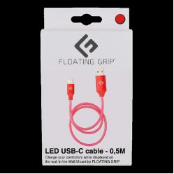 Floating Grip 05M LED U-C Cable Red