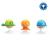 Hap- Sea animals Rattle set 5935- Toys