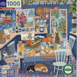 eeBo- Puzzle 1000 pc- Blue Kitche- EPZTBUK