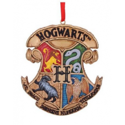 Harry Potter Hogwarts Crest Hanging Ornament 8cm
