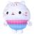 Gabbys Dollhous- Cakey Cat Plush 25 cm 6305875231X2- Toys 22