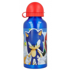 Euromi- Water Bottle 400 m- Sonic 0888087-4053- Toys