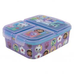 Euromi- Multi Compartment Sandwich Bo- Gabbys Dollhouse 0888087-21220- Toys