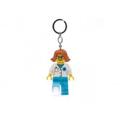LEGO - KeychaiN w-LED - Female Doctor 4006036-LGL-KE185H - Toys