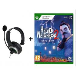 Hello Neighbor 2 Deluxe Edition AND XBOX Elite Chat Headse- Xbox Series X