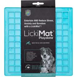 LICKI MAT - Dog Bowl Playdate Light Blue 20X20Cm - (645.5334) - Pet Supplies