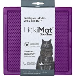 LICKIMAT - Cat Soother Purple 20X20Cm - (785.5344) - Pet Supplies
