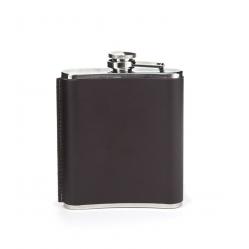 Leather Hip Flask 7OZ BA61-M - Gadgets