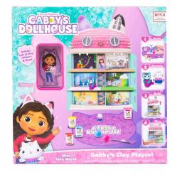 Gabbys Dollhous- DIY Clay Cats AND Dollhouse Set (2-700003- Toys
