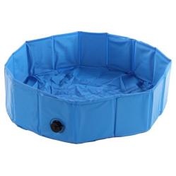 Flaming- Doggy Splash Pool Blue S 80x20C- 54005851092- Pet Supplies