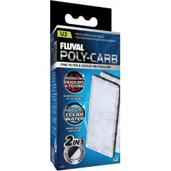 FLUVA- Po-Carbon Cartridge 2 pack U- (126.2490- Pet Supplies