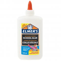 Elmer- White Liquid School Glue 225 ml 207910- Toys