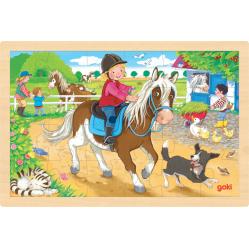 GOK- Puzzle pony far- 5741- Toys