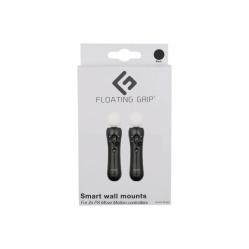 Floating Grip Playstation Move Controller Wall Mounts (Black- PlayStation 4