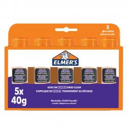 Elmer- Disappearing Purple Glue stick 40 gram 5 pack 214388- Toys