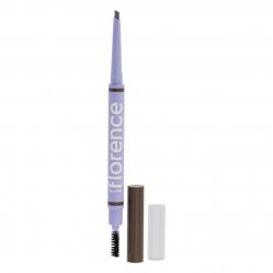 Florence by Mill- Tint N Tame Eyebrow Pencil With Spoolie Dark brow- Beauty