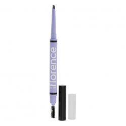 Florence by Mill- Tint N Tame Eyebrow Pencil With Spoolie Black brow- Beauty