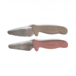 Filibabb- Beginners cutting knive--pac- Warm Grey AND Ros- -0333- Toys
