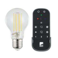 EGL- Set of 2x E27 A60 remote contro- Whit- Zigbee Bluetoot- Electronics