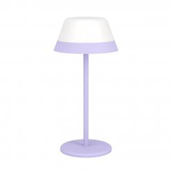 EGL- MEGGIANO TABLE LAM- PURP-WHIT- Garden Patio and Outdoor