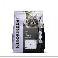 Faunakra- Silica cat litter with lavender scen- 76- Pet Supplies