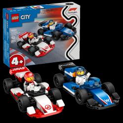 LEGO - LEGO City - F1 Williams RaciNg AND Haas F1 Race Cars 60464 - Toys