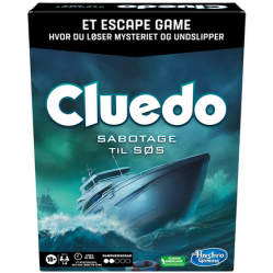 Cluedo - Sabotage on Seas, Danish (F61101080) - Toys