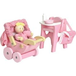 Le Toy VaN - Nursery Set with Baby Doll (LME044) - Toys