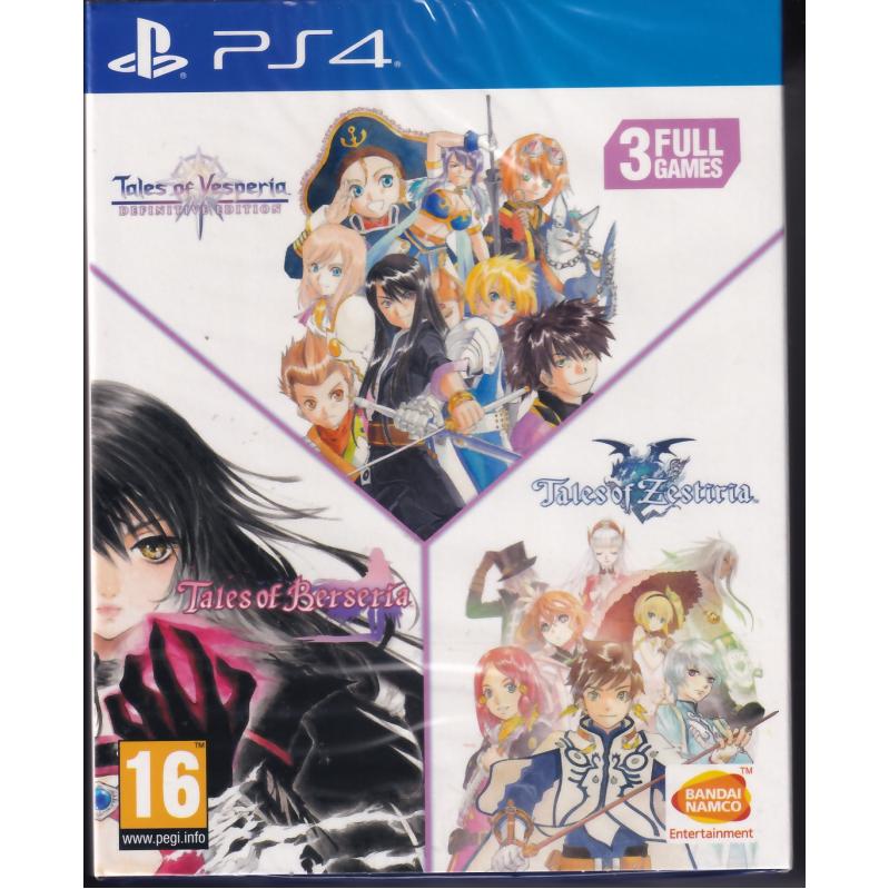 Tales of Vesperia AND Tales of Berseria AND Tales of Zestiria Compilation - PlayStation 4 Tales of Vesperia AND Tales of Berseria AND Tales of Zestiria Compilation - PlayStation 4