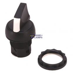 Selector Switch 2-Position Maintained Black Knob