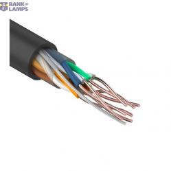 Data cable CAT5E FTP 4x2x0.5mm2 Cu Outdoor Black