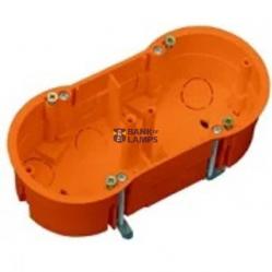 Cavity wall box 2v yellow