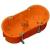 Cavity wall box 2v yellow