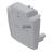 End closure UNIPRO EC3W white