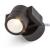 ORIT wall black LED SPOT 6W 80° IP44 3000K R12034 RENDL
