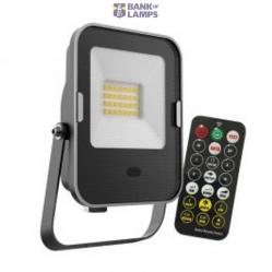 Floodlight LED 20W JFX 4000K with sens. with remote control.
