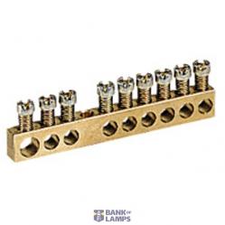 Screw terminal block - 1 x 6 to 25Ø - 19 x 1.5 to 16Ø - L. 157 mm