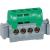 IP 2X terminal block - earth (green) - 4 x 1.5 to 16² - L. 47 mm