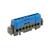 IP 2X terminal block - neutral (blue) - 8 x 1.5 to 16² - L. 75 mm