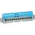 IP 2X terminal block - neutral (blue) - 1 x 6 to 25² - 12 x 1.5 to 16² -L.113 mm