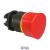 Osmoz non illuminated stay-put mushroom head - push-turn EN 418 - red Ø40
