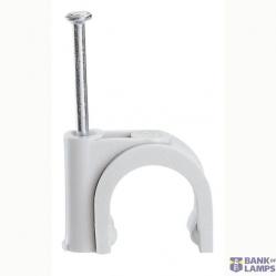 Cable Clip Fixfor Ø10mm Grey