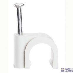 Cable clip Fixfor - for concrete materials - for cable 10 mm² - white