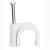 Cable clip Fixfor - for concrete materials - for cable 10 mm² - white