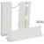 Mosaic Frame Mini-Trunking Adapter DLPlus Mosaic Frame 316 14/22, H20mm, D75mm, Pure White, RAL 9003