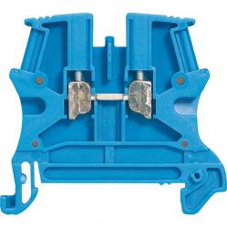 Terminal block Viking 3 - screw - 1 connect - 1 entry/1 outlet - pitch 6 - blue